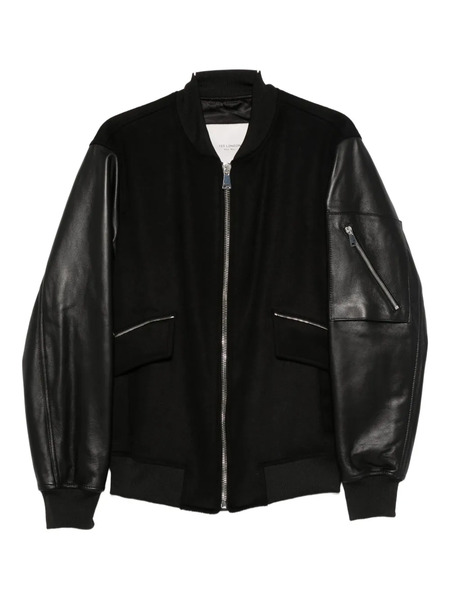  Yes London Panelled Zip-up Jacket - Black 