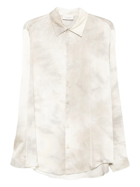  Yes London Tie-dye Shirt - Neutrals 