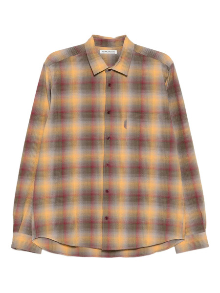  Ymc Plaid Curtis Shirt - Yellow 