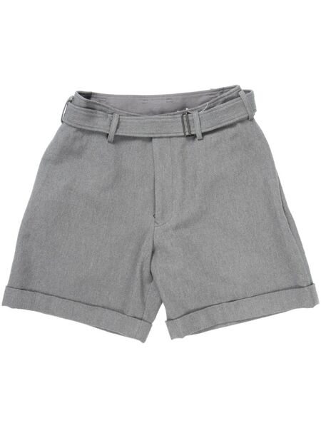  Yohji Yamamoto Belted Shorts - Grey 
