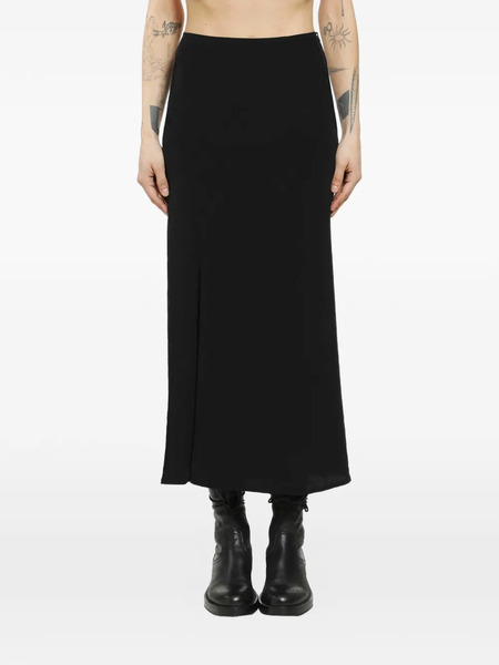 Yohji Yamamoto Black Midi Skirt 