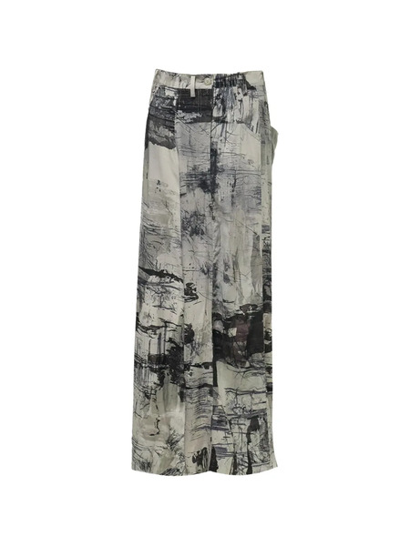  Yohji Yamamoto Champs-elysees Trousers - Neutrals 