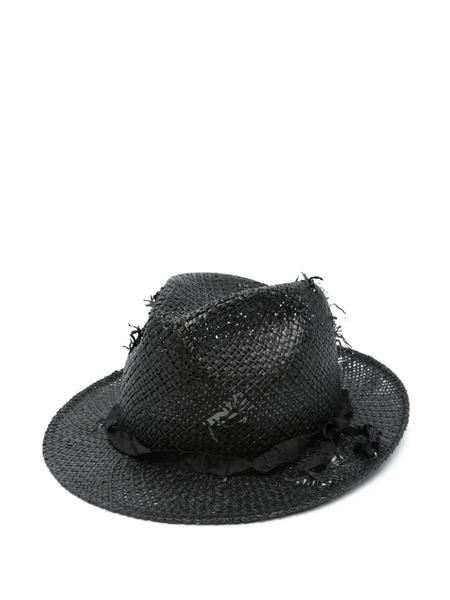  Yohji Yamamoto Distressed Hat - Black 