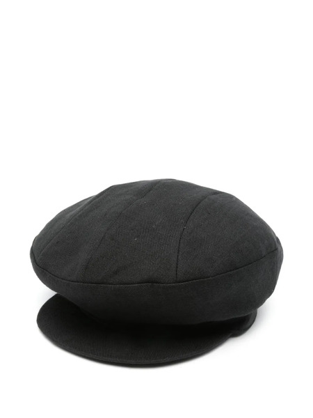  Yohji Yamamoto Linen Cap - Black 