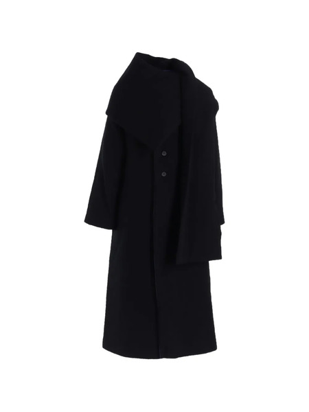  Yohji Yamamoto Quilted Button Coat - Black 