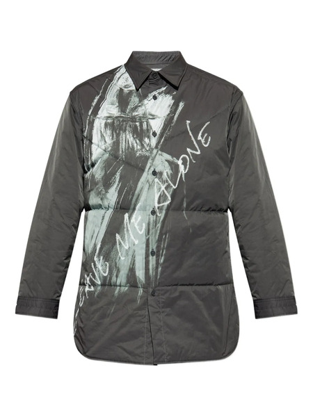  Yohji Yamamoto Quilted Overshirt - Grey 
