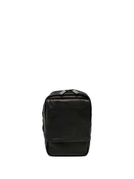  Yohji Yamamoto Scratch Leather Messenger Bag - Red 