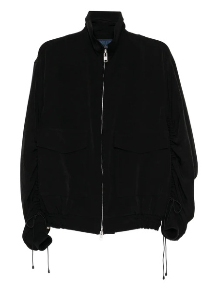  Yohji Yamamoto Ta/pe Shirring-sleeve Jacket - Black 