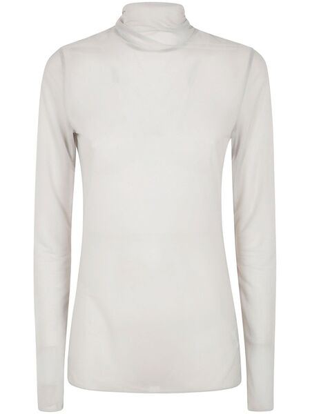  Yohji Yamamoto Turtleneck Top - White 