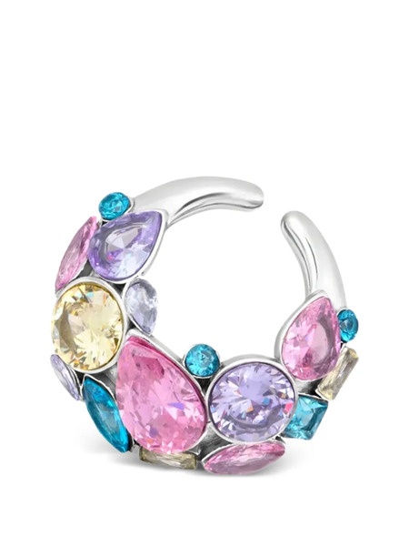 Yparis Orion G Multi Crystal Ear Cuff - Silver 