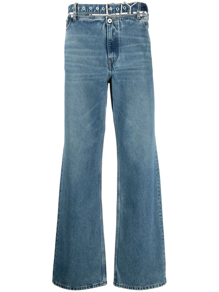  Y/project Evergreen Mid-rise Wide-leg Jeans - Blue 