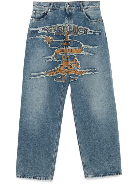  Y/project Evergreen Paris' Best Jeans - Blue 