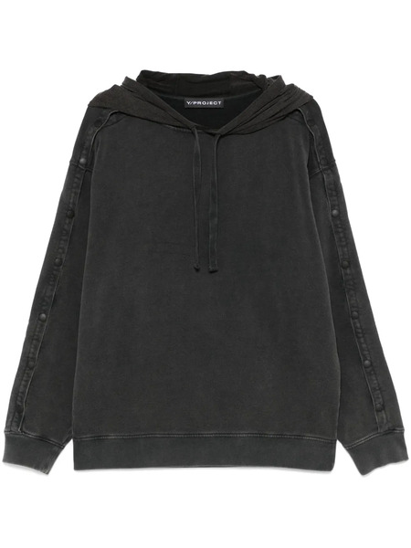  Y/project Layered Hoodie - Black 