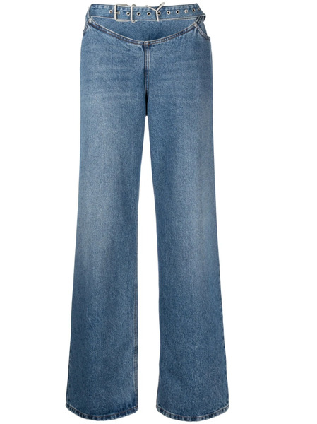  Y/project Low-rise Loose-fit Jeans - Blue 