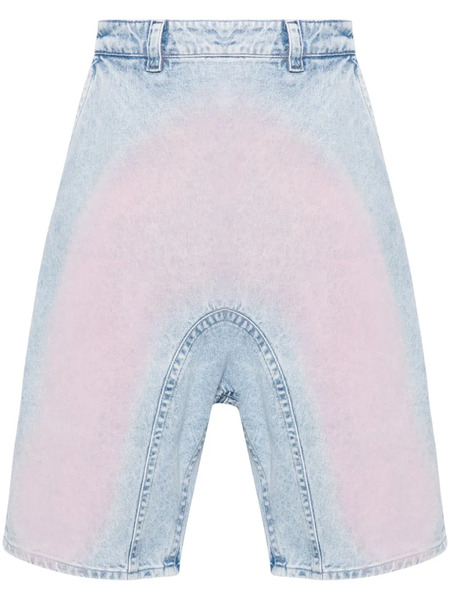  Y/project Souffle Denim Shorts - Blue 
