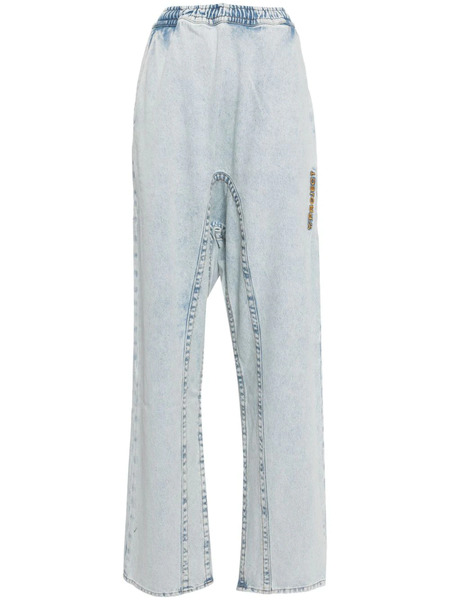  Y/project Wide-leg Organic Cotton Jeans - Blue 