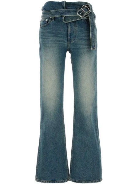  Y/project Wrap Belt Jeans - Blue 