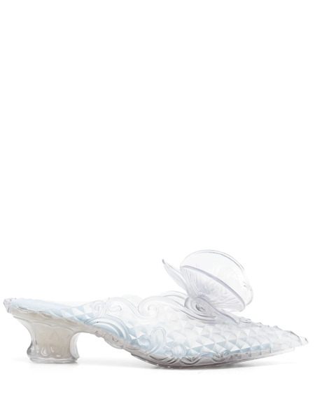  Y/project X Melissa Floral-detail Mules - Neutrals 