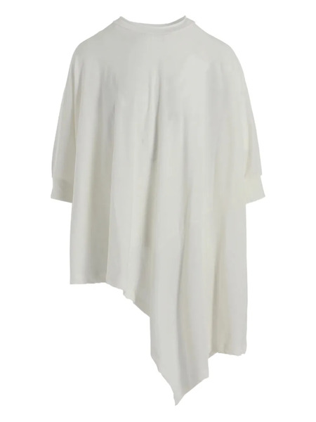  Y's Asymmetric Crew-neck T-shirt - White 
