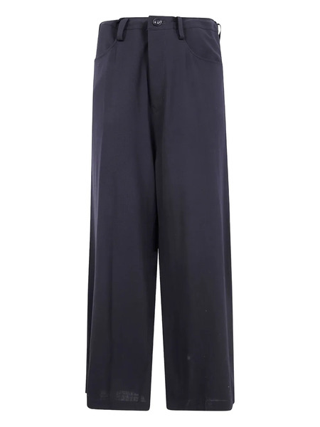  Y's Button-fastening Trousers - Black 