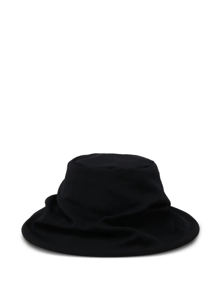  Y's Draped Bucket Hat - Black 