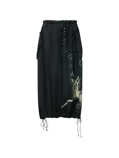 Y's Flap-pocket Trousers - Black 