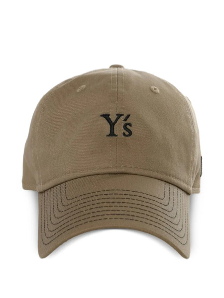  Y's Logo-detail Baseball Cap - Neutrals 