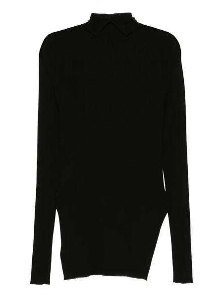  Y's Logo-embroidered Top - Black 
