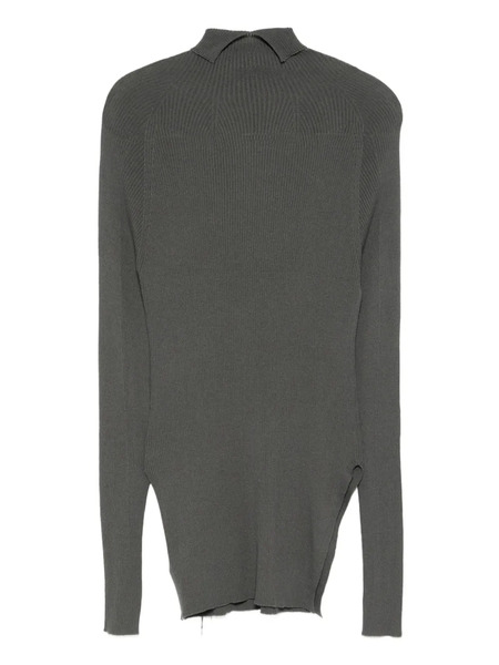  Y's Logo-embroidered Top - Grey 