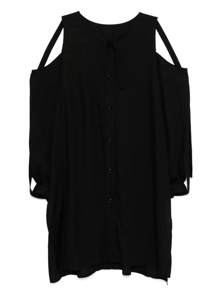  Y's Open-shoulder Shirt - Black 