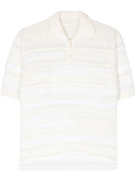  Y's Polo Knitted Top - Neutrals 