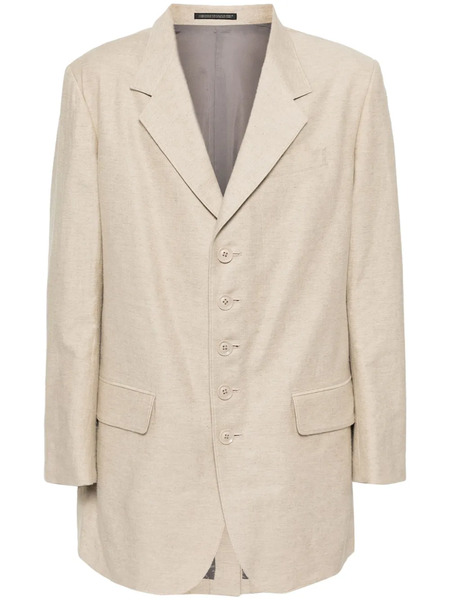  Y's Single-breasted Blazer - Neutrals 