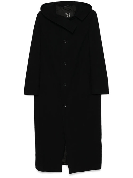  Y's Wool Coat - Black 