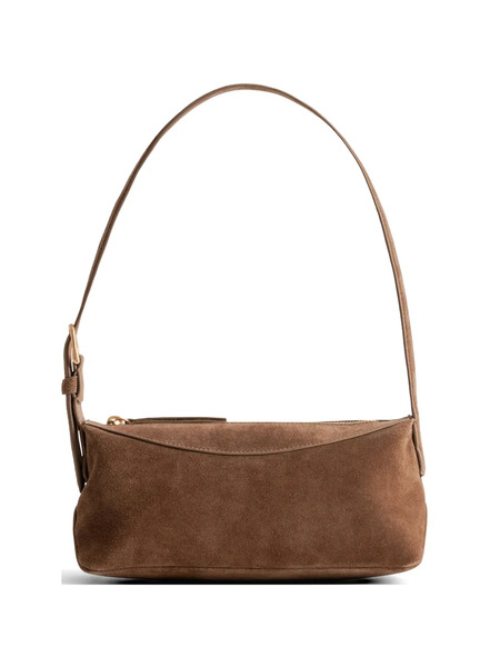  Yu Mei Bobby Suede Shoulder Bag - Brown 