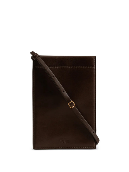  Yu Mei Georgie Leather Cross Body Bag - Brown 