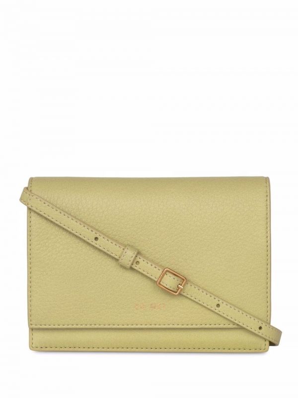  Yu Mei Suki Leather Clutch - Yellow 