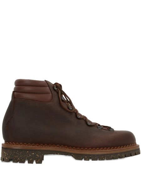  Yuketen Leather Lace-up Boots - Brown 