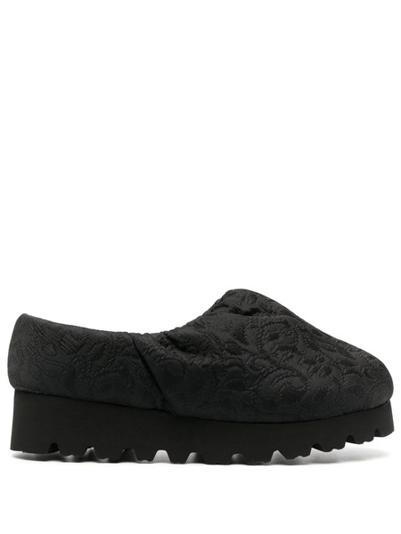  Yume Yume Jacquard Chunky Loafers - Black 