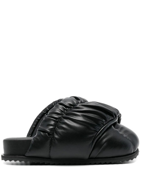  Yume Yume Padded Slip-on Mules - Black 