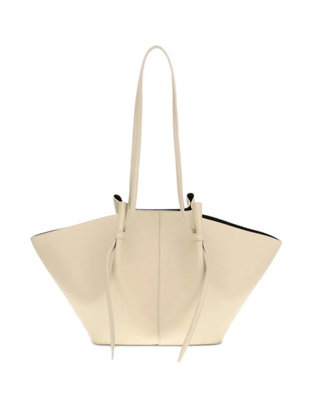  Yuzefi Large Mochi Leather Shoulder Bag - Neutrals 