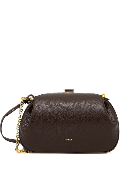  Yuzefi Oyster Clutch Bag - Brown 