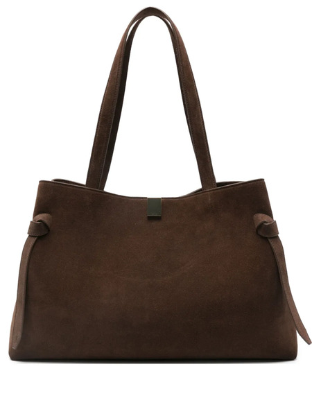  Yuzefi Tie-detail Tote Bag - Brown 