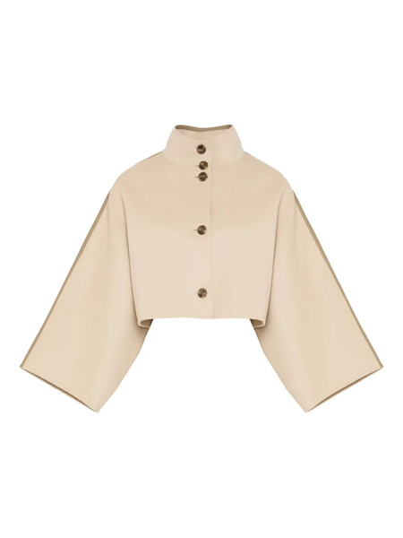  Yves Salomon Double-sided Cape Jacket - Neutrals 