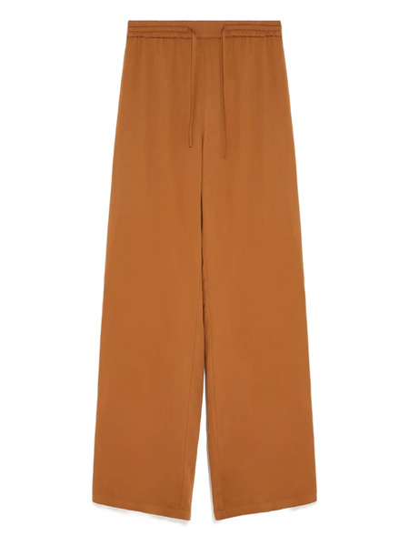  Yves Salomon Drawstrings Trousers - Brown 
