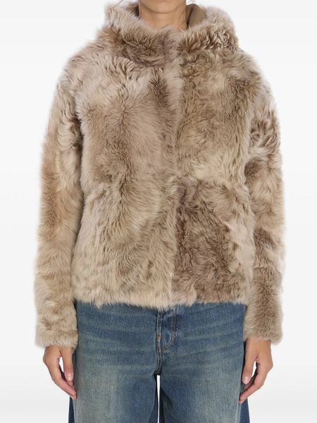  Yves Salomon Fur Jacket - Neutrals 