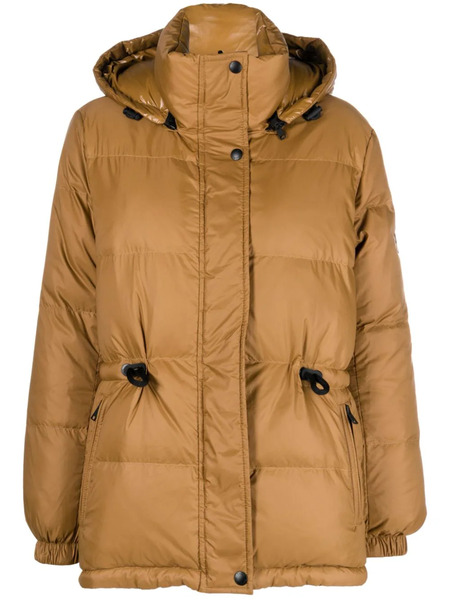  Yves Salomon Padded Down Jacket - Brown 