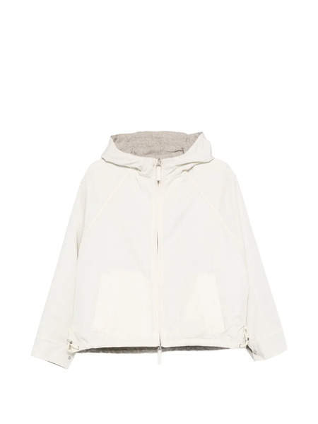  Yves Salomon Reversible Hooded Jacket - Neutrals 