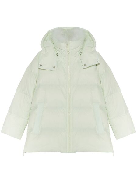  Yves Salomon Shearling-trimmed Down Jacket - Green 