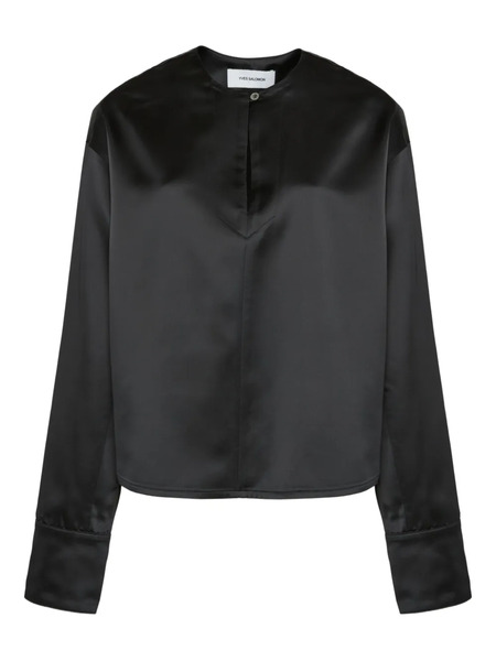  Yves Salomon Wool Blend Blouse - C99 