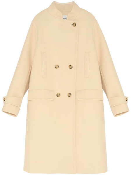  Yves Salomon Wool Coat - Neutrals 